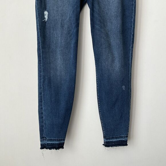 Spanx Pull-on Elastic Waist Jegging Denim Casual Stretch Blue L - Picture 11 of 15